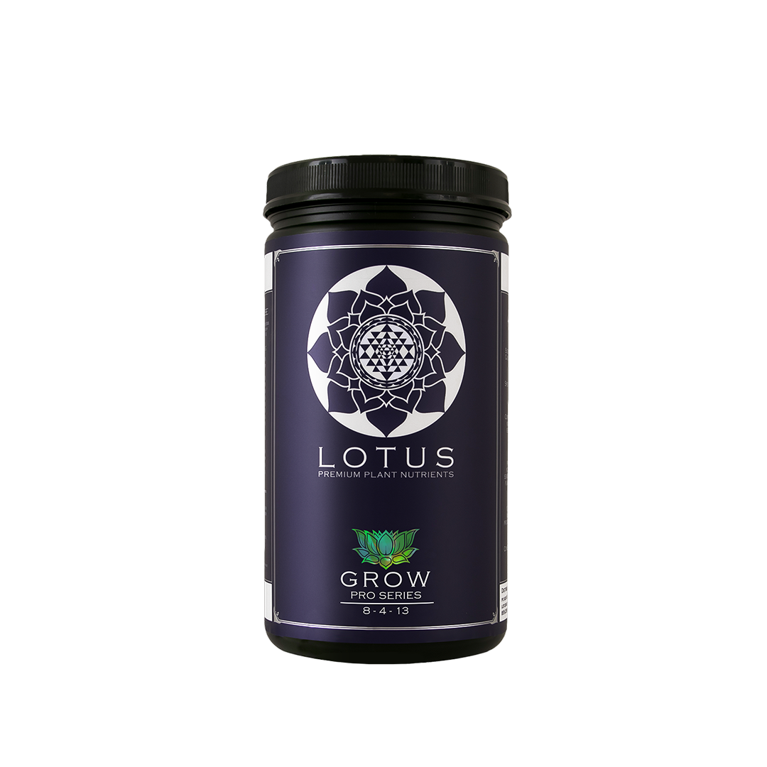 Lotus Grow Nutrients, Grow Series, Cannabis Hydroponic Nutrient