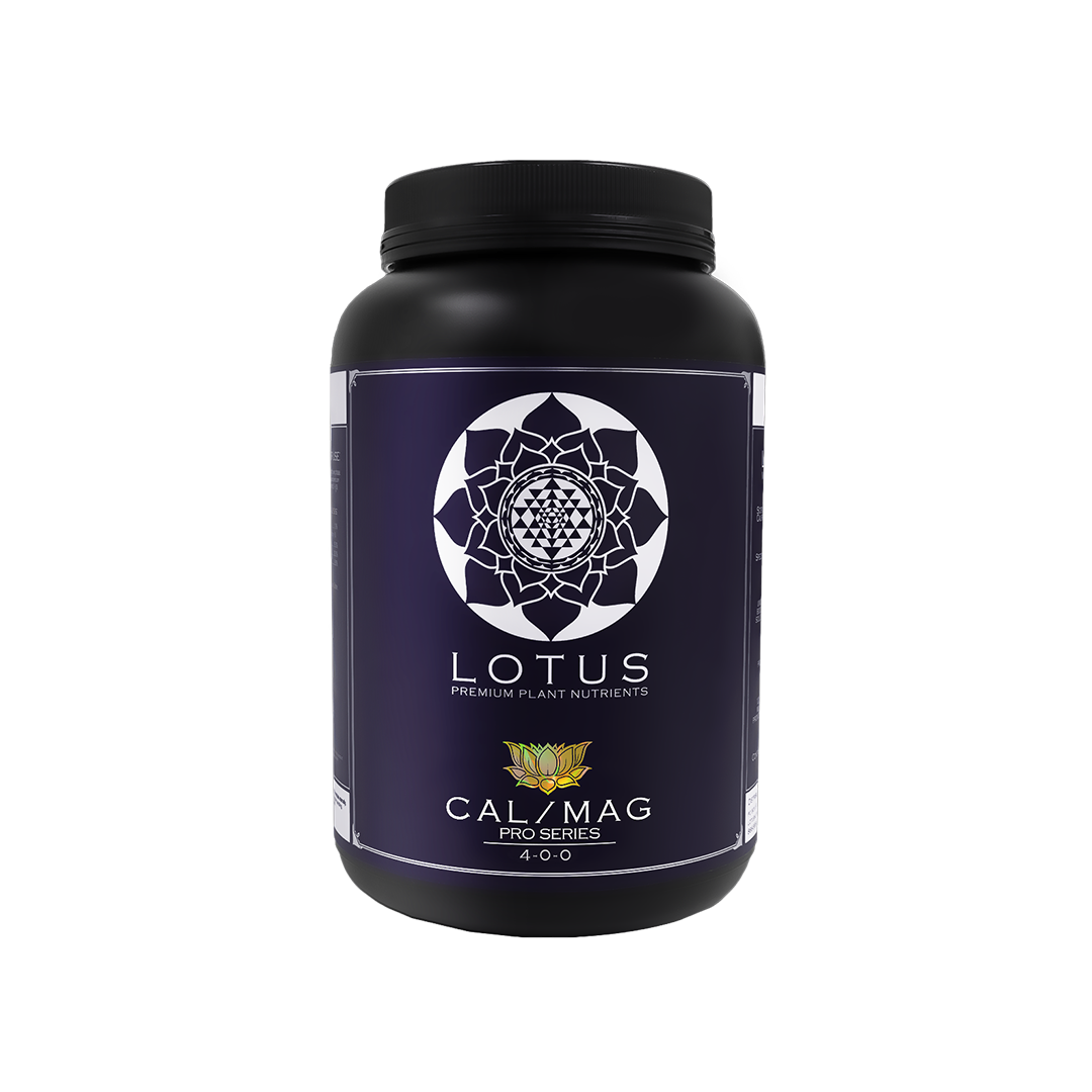 Lotus Pro Series Cal-Mag is a premium source of the two most readily absorbed secondary nutrients
