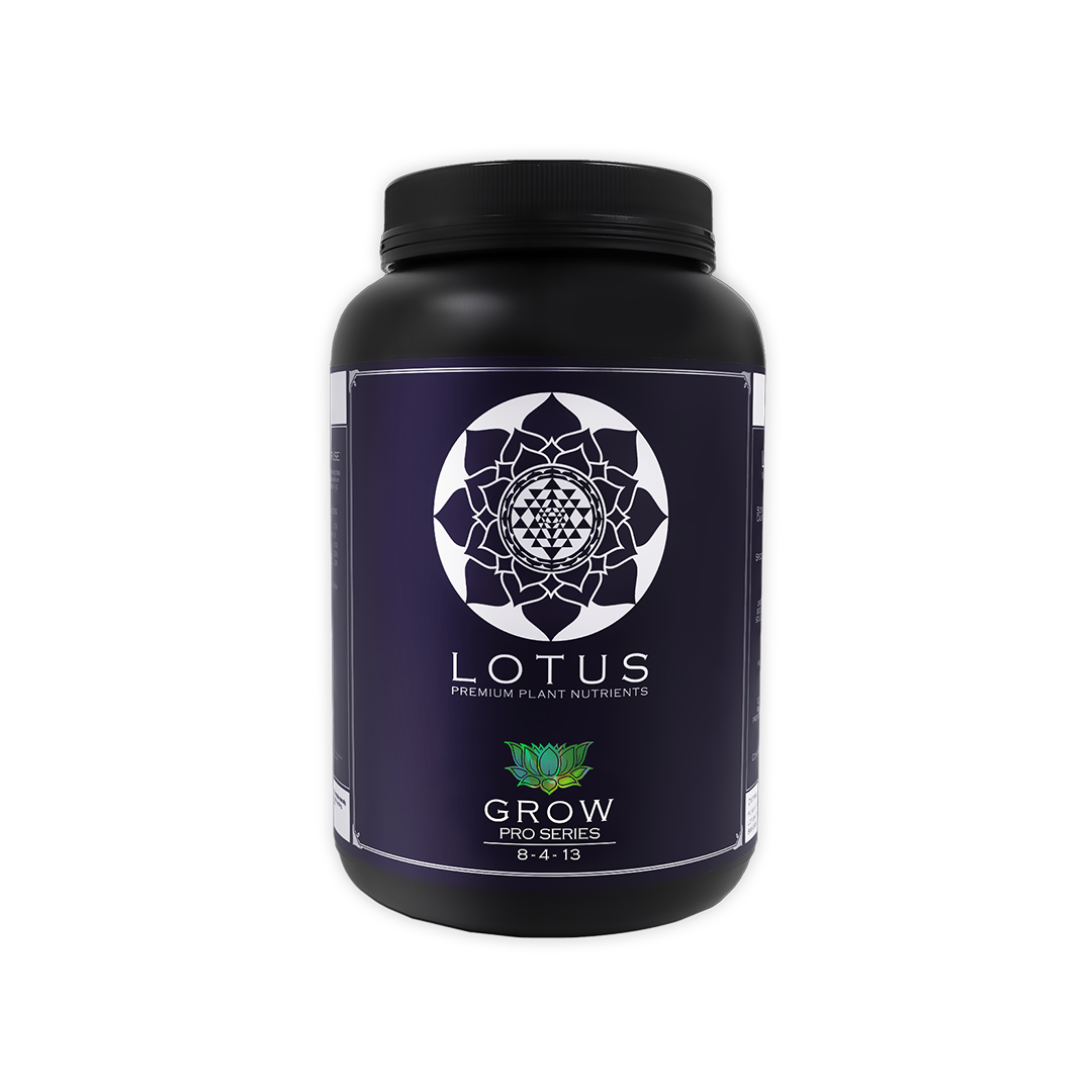Lotus Grow Nutrients, Grow Series, Cannabis Hydroponic Nutrient