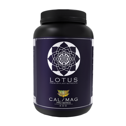 Lotus Pro Series Cal-Mag, integral for balanced and healthy growth, essential for coco based grows.